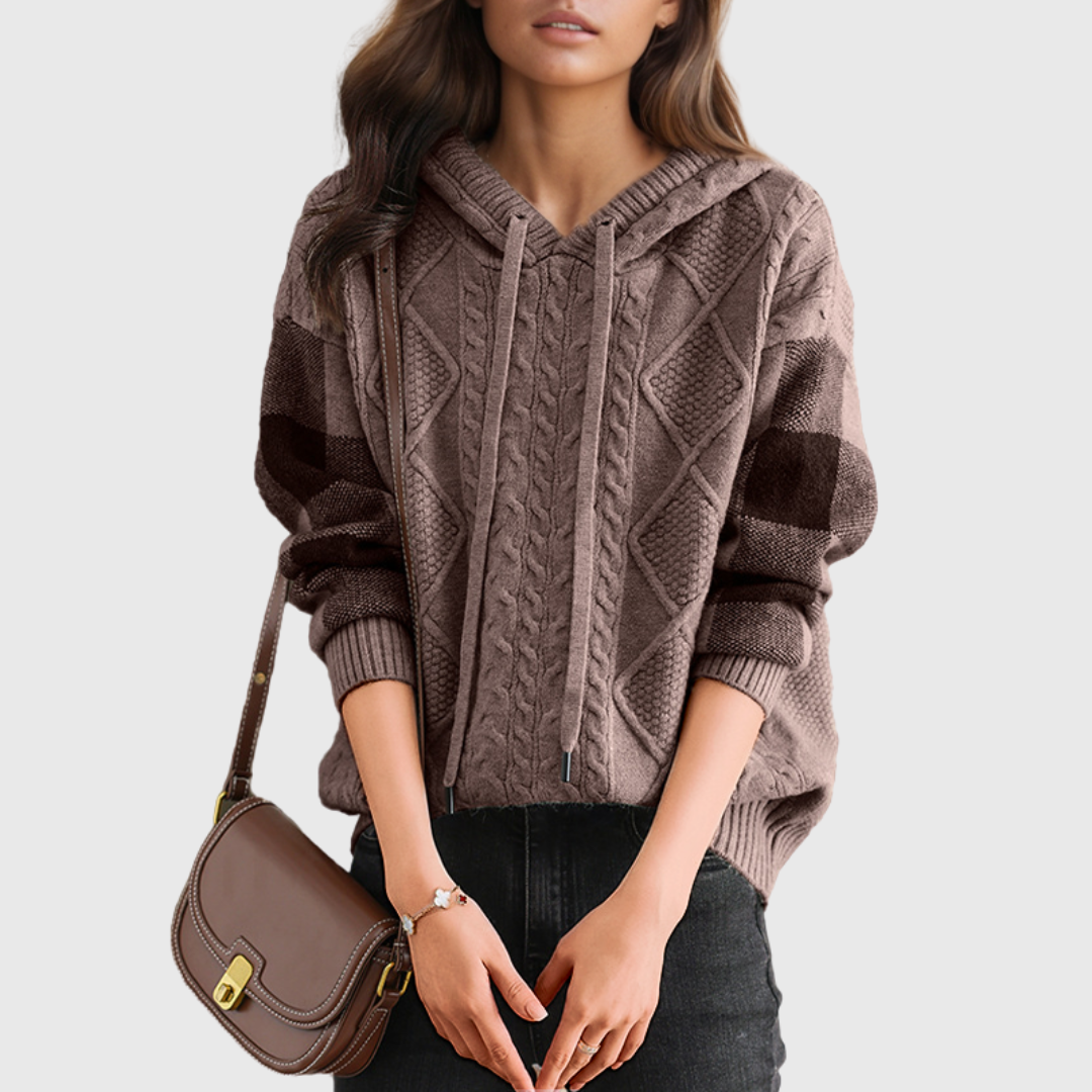 Isa | Strick Hoodie