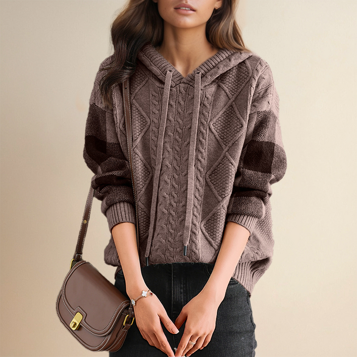 Isa | Strick Hoodie