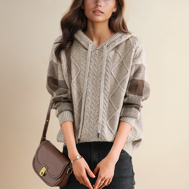 Isa | Strick Hoodie
