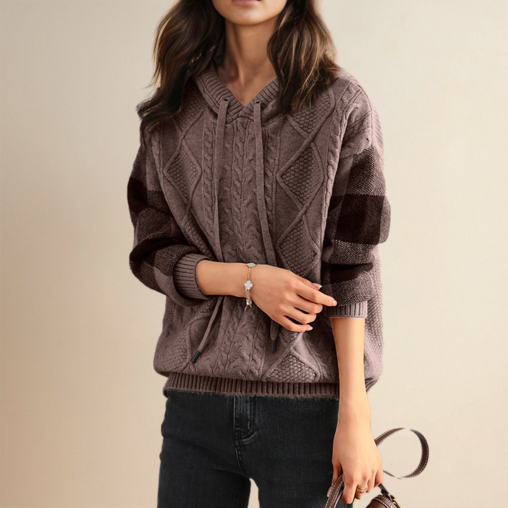 Isa | Strick Hoodie