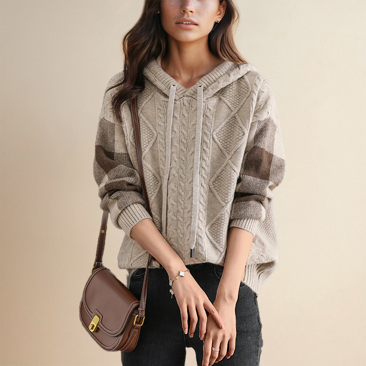 Isa | Strick Hoodie