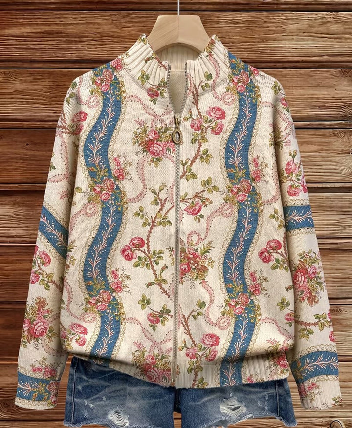 Cornelia™ | Cardigan mit Rosenranken