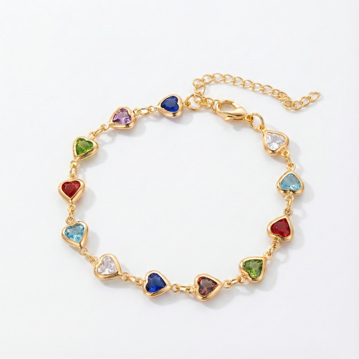 Einzigartiges herzförmiges Armband